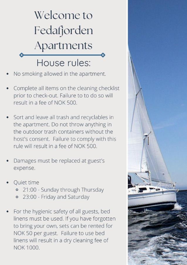 Fedafjorden Apartments Dış mekan fotoğraf